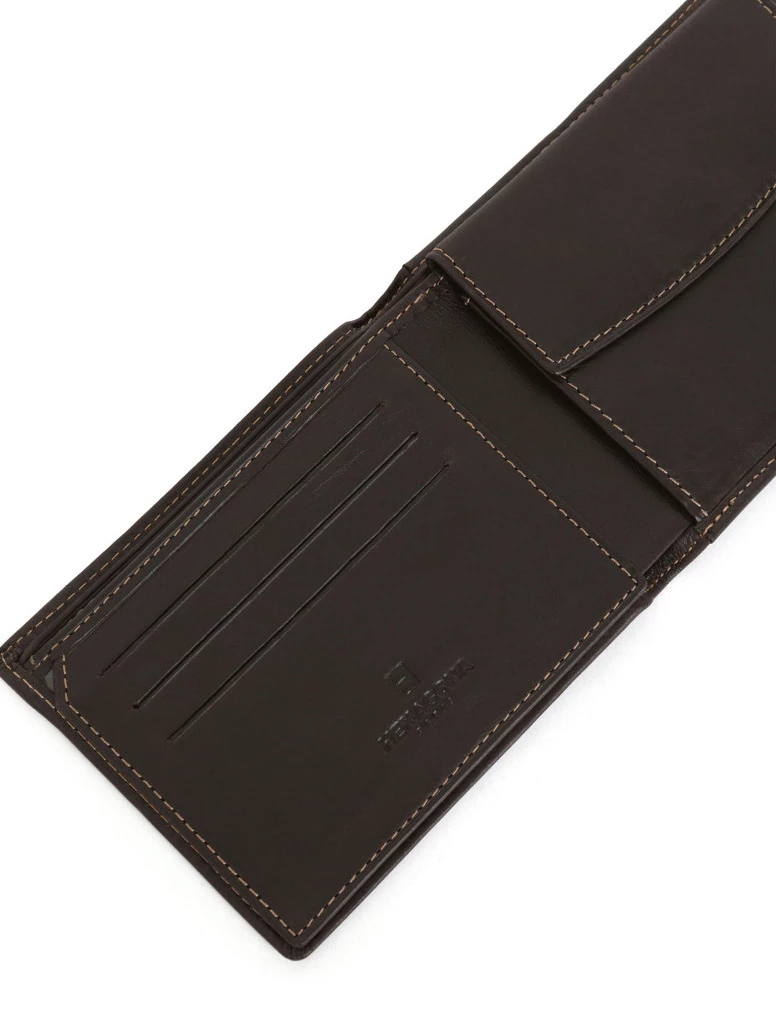 Hexagona Portefeuille Italien En Cuir De Vachette Marron " 151049 " 5 Hexagona Portefeuille Italien En Cuir De Vachette Marron " 151049 " – Image 3