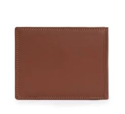 Hexagona Soldes Boutique 42 Hexagona Portefeuille Italien En Cuir De Vachette Cognac " 727546 "