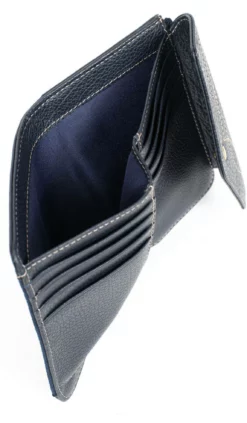Hexagona Portefeuille Stop RFID En Cuir De Vachette Marine " 137859 " -Hexagona Soldes Boutique portefeuillestoprfidencuirdevachette1378597 033220300 1133 12072021