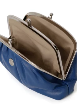 Hexagona Porte Monnaie En Cuir D'agneau Bleu " E77271 " -Hexagona Soldes Boutique portemonnaieencuirdagneaue7727115 030132000 1026 19032021