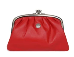 Hexagona Porte Monnaie En Cuir D'agneau Rouge " E77271 " -Hexagona Soldes Boutique portemonnaieencuirdagneaue772715 040208100 1022 19032021