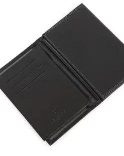 Hexagona Porte Papier En Cuir De Vachette Noir " 727521 "