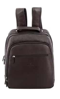 Hexagona Sac à Dos Cuir Vachette Marron " 462539 " -Hexagona Soldes Boutique sac a dos cuir 462539 marron face 080297600 1716 17102019