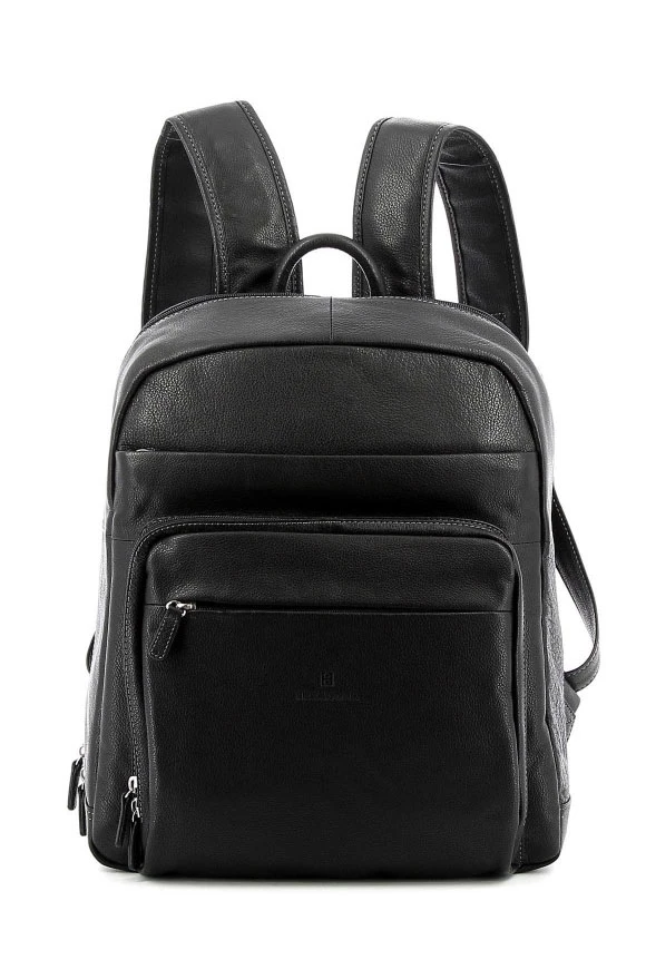 Hexagona Sac à Dos Cuir Vachette Noir " 461351 " 6 Hexagona Sac à Dos Cuir Vachette Noir " 461351 " – Image 4