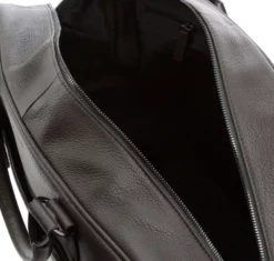 Hexagona Sac De Voyage Cuir Vachette Marron " 135732 " -Hexagona Soldes Boutique sac de voyage cuir vachette marron fonce 135732 ouvert 004228600 1653 04102019