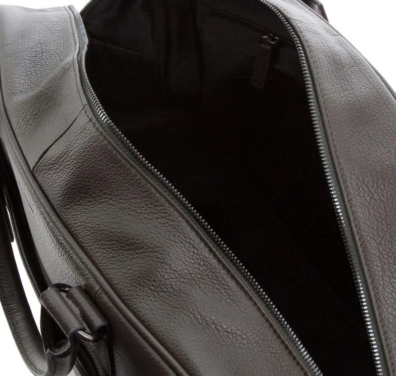 Hexagona Sac De Voyage Cuir Vachette Marron " 135732 " – Image 2