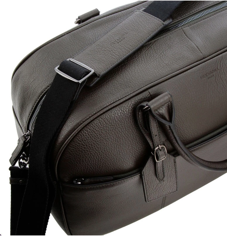 Hexagona Sac De Voyage Cuir Vachette Marron " 135732 " – Image 3