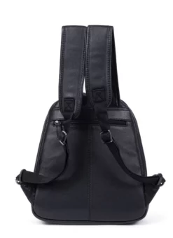 Hexagona Sac à Dos En Cuir De Vachette Avec Poche Tablette Noir " 22A6186 "