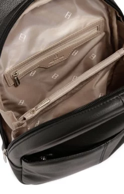 Hexagona Sac à Dos En Cuir De Vachette Noir " 462345 " -Hexagona Soldes Boutique sacadosencuirdevachette462345 noir 4 043974500 1555 12032021