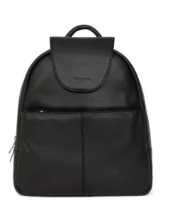 Hexagona Sac à Dos En Cuir De Vachette Noir " 462345 " -Hexagona Soldes Boutique sacadosencuirdevachette462345 noir 037711000 1555 12032021