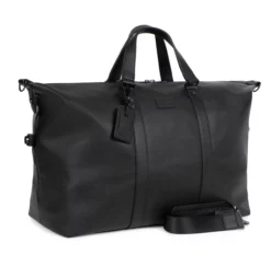 Hexagona Sac De Voyage En Cuir De Vachette Grainé Noir " 469342 "