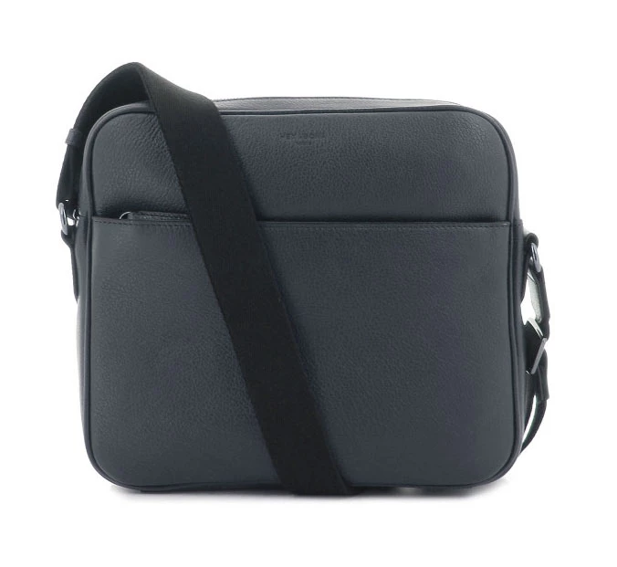 Hexagona Besace Cuir Vachette Grain Buffle Marine " 135727 " 7 Hexagona Besace Cuir Vachette Grain Buffle Marine " 135727 " – Image 5