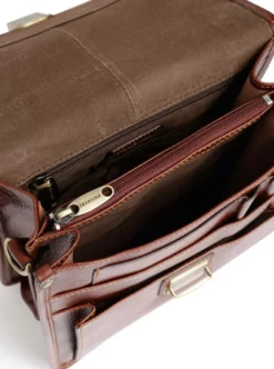 Hexagona Sacoche Cuir Vachette Marron " 111943 " -Hexagona Soldes Boutique sacocheencuirdevachette111943 4 072559100 1127 06052021