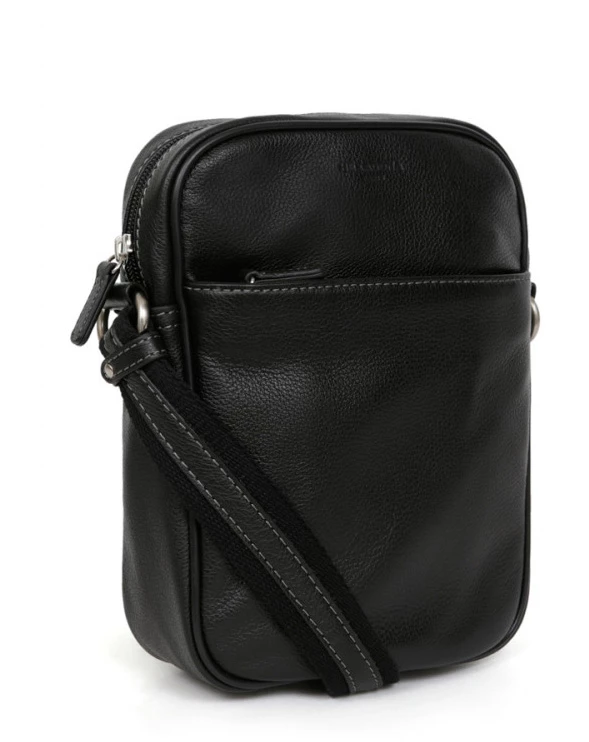 Hexagona Sacoche En Cuir De Vachette Noir " 462697 " 3 Hexagona Sacoche En Cuir De Vachette Noir " 462697 "