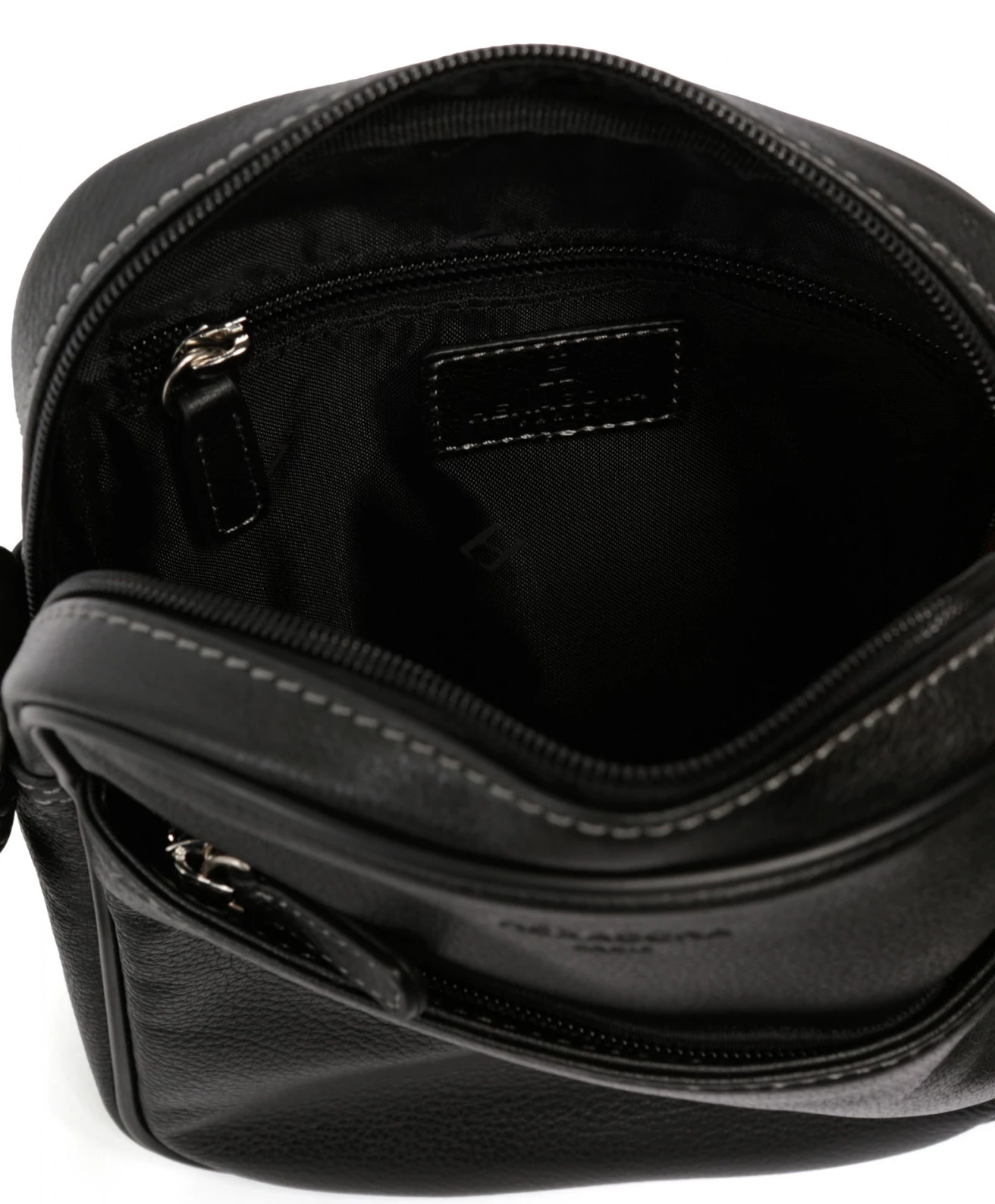 Hexagona Sacoche En Cuir De Vachette Noir " 462697 " 6 Hexagona Sacoche En Cuir De Vachette Noir " 462697 " – Image 4