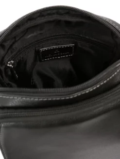 Hexagona Soldes Boutique 15 Hexagona Sacoche En Cuir De Vachette Noir " 463956 "