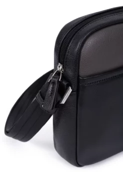 Hexagona Sacoche En Cuir De Vachette Noir / Taupe " 686299 " -Hexagona Soldes Boutique sacocheencuirdevachette686299 noir taupe 4 077151200 1632 12032021