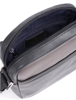 Hexagona Sacoche En Cuir De Vachette Noir / Taupe " 686299 " -Hexagona Soldes Boutique sacocheencuirdevachette686299 noir taupe 5 016631200 1632 12032021