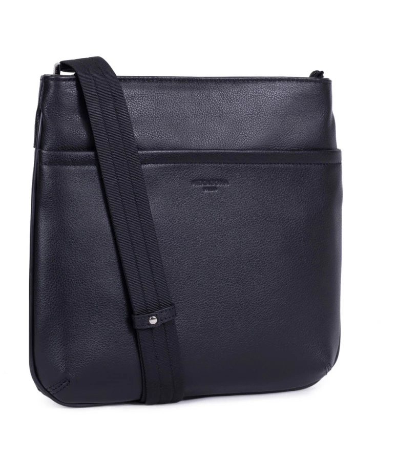 Hexagona Sacoche En Cuir De Vachette Noir " 686802 " 4 Hexagona Sacoche En Cuir De Vachette Noir " 686802 " – Image 2