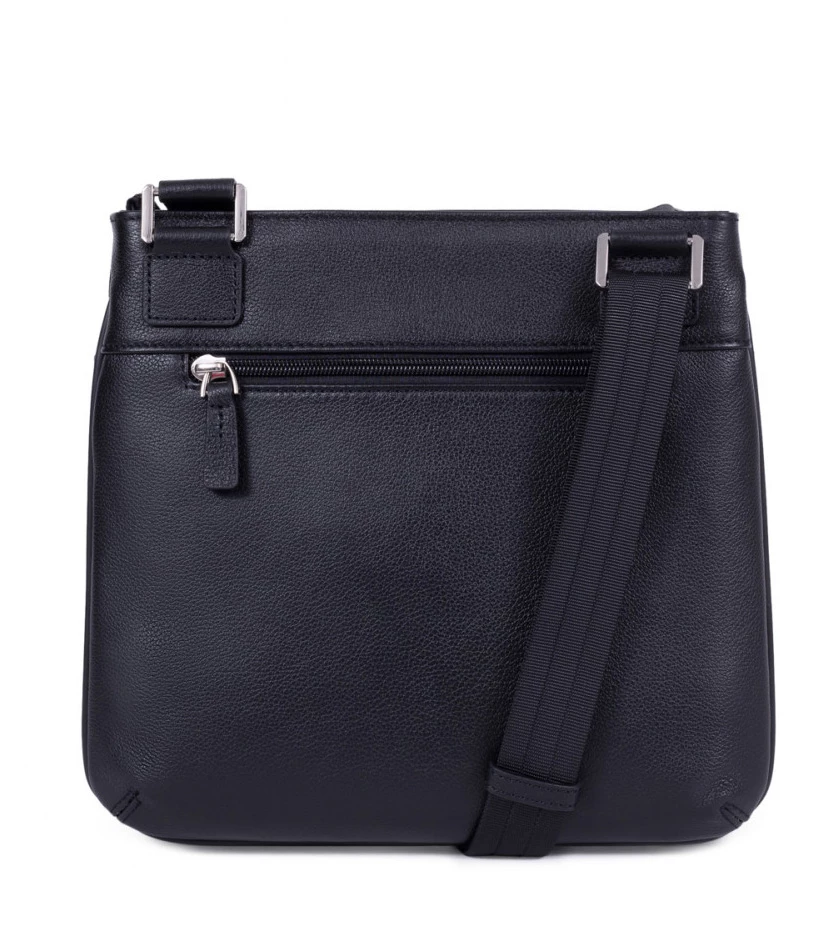 Hexagona Sacoche En Cuir De Vachette Noir " 686802 " 3 Hexagona Sacoche En Cuir De Vachette Noir " 686802 "