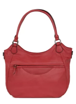 Hexagona Sac Porté Travers En Cuir De Vachette Carmin " 416557 " -Hexagona Soldes Boutique sacporteepaule2ansesa4encuirdevachette416557 carmin 097257400 1606 12032021