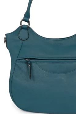 Hexagona Sac Porté Travers En Cuir De Vachette Petrole " 416557 " -Hexagona Soldes Boutique sacporteepaule2ansesa4encuirdevachette416557 petrole 4 058378800 1519 12032021