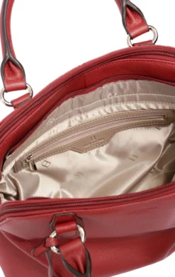 Hexagona Sac Porté Main 2 Poignées En Cuir De Vachette Rouge " 463793 " -Hexagona Soldes Boutique sacportemain2poigneesencuirdevachette463793 rouge 4 024473600 1606 12032021