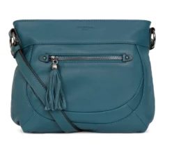 Hexagona Sac Cuir Femme Vachette Petrole "414699" -Hexagona Soldes Boutique sacportetraversencuirdevachette414699 petrole 080781500 1510 12032021