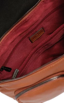 Hexagona Sac à Main Cuir Vachette Terre " 416558 " -Hexagona Soldes Boutique sacportetraversencuirdevachette416558 terre 5 092066400 1532 12032021