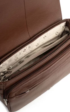 Hexagona Sac Porté Travers En Cuir De Vachette Choco " 462965 " -Hexagona Soldes Boutique sacportetraversencuirdevachette462965 choco 4 078234000 1532 12032021