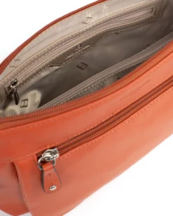 Hexagona Sac Porté Travers En Cuir De Vachette Orange " 464778 " -Hexagona Soldes Boutique sacportetraversencuirdevachette464778 orange 4 049031900 1550 12032021