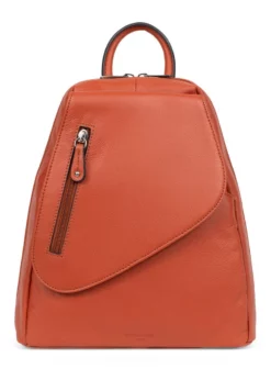 Hexagona Sac à Dos En Cuir De Vachette Orange " 464783 " -Hexagona Soldes Boutique sactransformableencuirdevachette464783 orange 009659400 1550 12032021