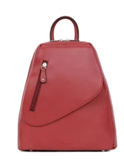 Hexagona Sac à Dos En Cuir De Vachette Rouge " 464783 " -Hexagona Soldes Boutique sactransformableencuirdevachette464783 rouge 002204200 1610 12032021