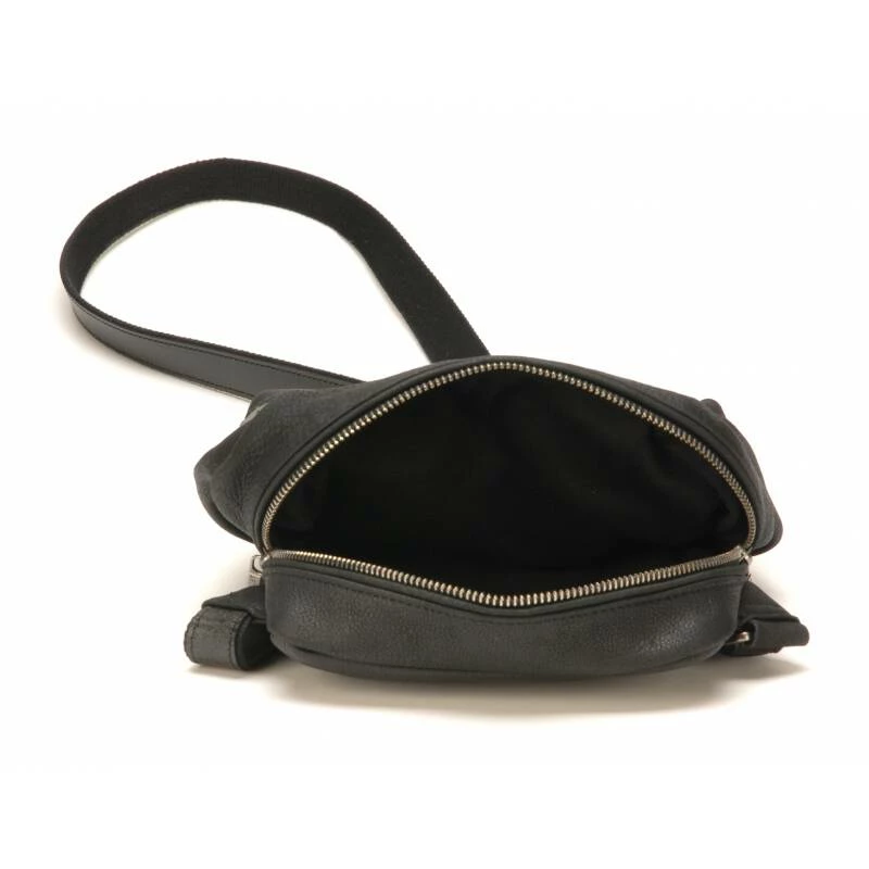 Sac Travers Cuir Noir " 2020-06 " 5 Sac Travers Cuir Noir " 2020-06 " – Image 3
