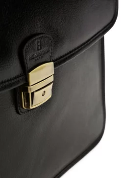 Hexagona Cartable Cuir Noir " 119099 " -Hexagona Soldes Boutique serviette2souffletsencuirdevachette1190994 056661900 1120 14092021
