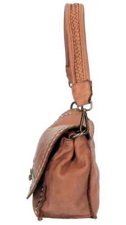 Sac En Cuir Vintage Cognac " TORY " -Hexagona Soldes Boutique torycognaccote 070496900 1419 13122022